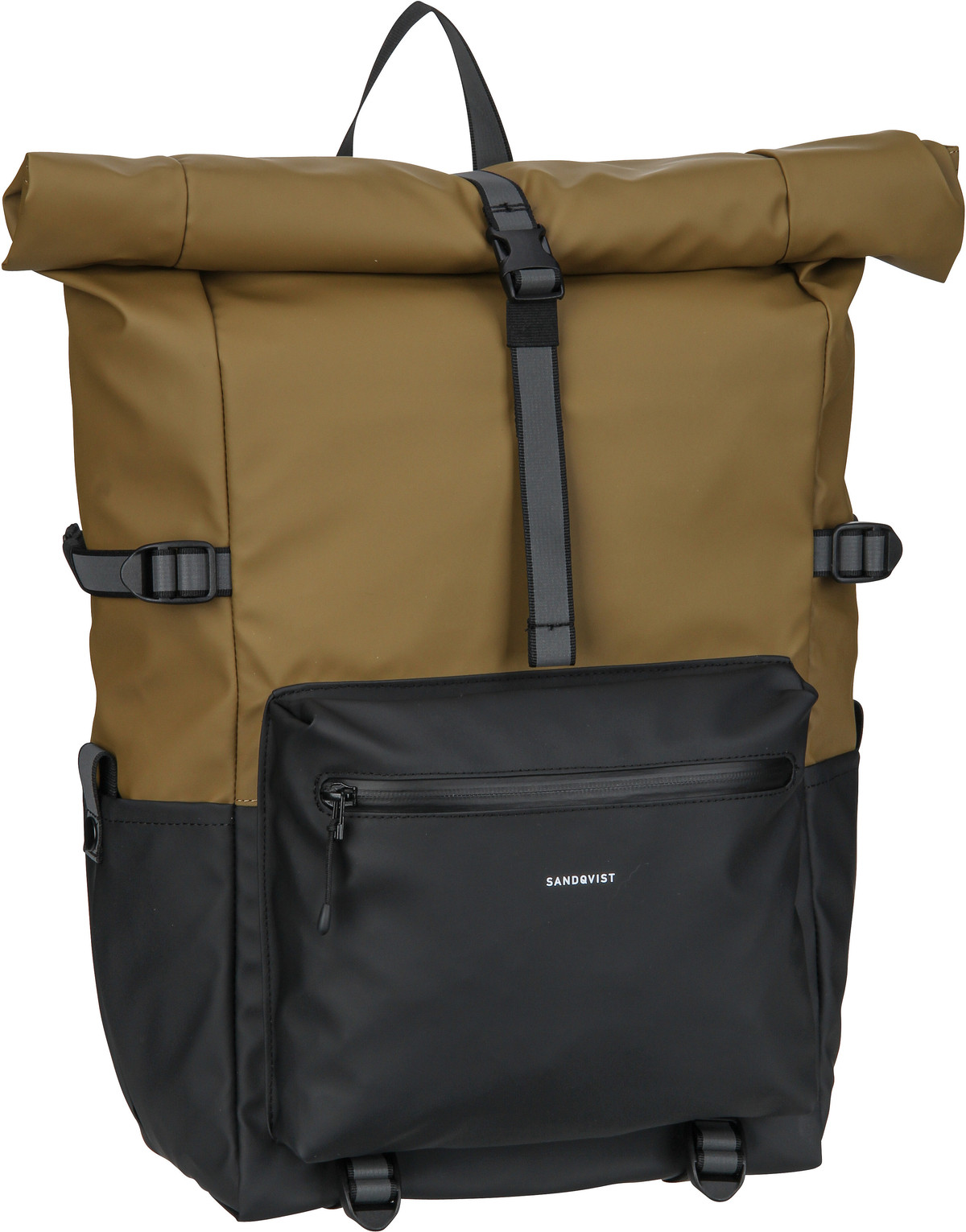 Sandqvist Ruben 2.0 Rolltop  in Multi Marsh Yellow (21 Liter), Rucksack / Backpack von Sandqvist