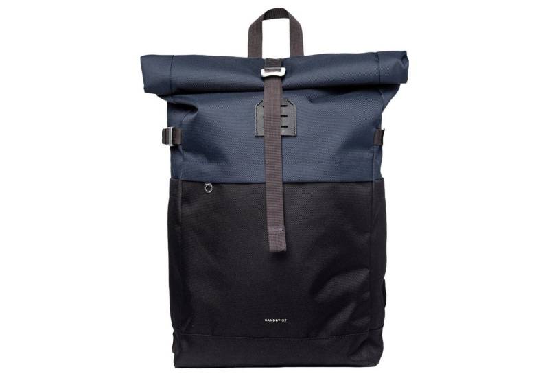 Sandqvist Rucksack Icon Rolltop - Rucksack M 14" 60 cm (multi black/ navy with black von Sandqvist