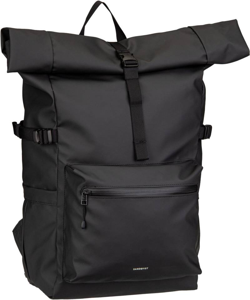 Sandqvist Stream Rolltop Backpack L  in Schwarz (34 Liter), Rucksack / Backpack von Sandqvist