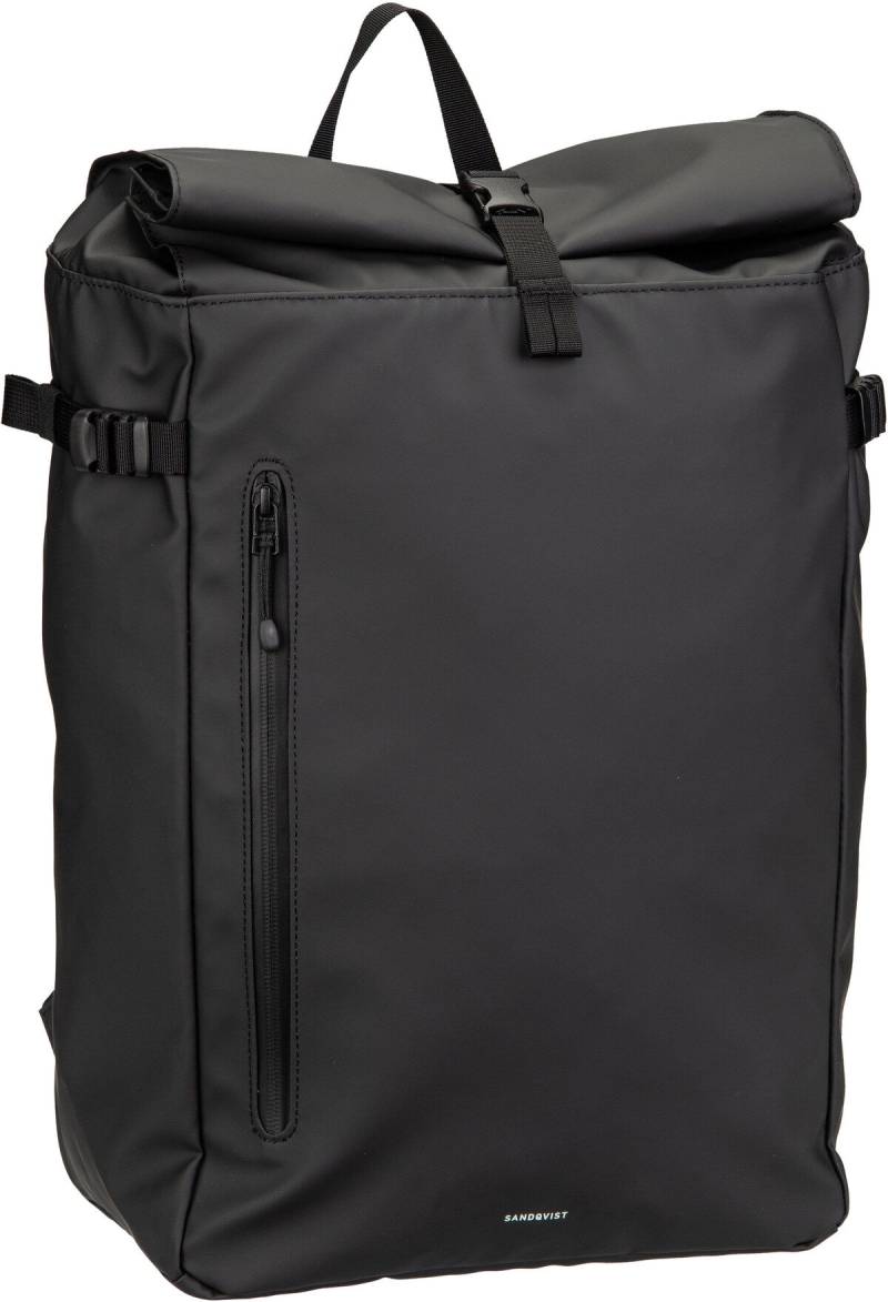 Sandqvist Stream Slim Rolltop L  in Schwarz (26 Liter), Rucksack / Backpack von Sandqvist