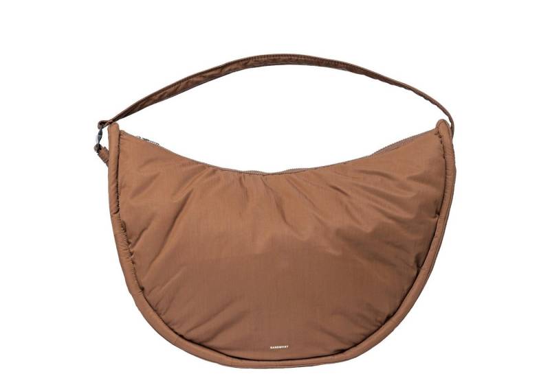 Sandqvist Umhängetasche Curve Half Moon Bag L - Umhängetasche 42 cm (dark taupe) von Sandqvist