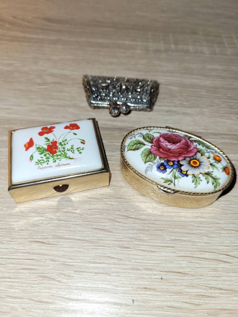 3 Kleine Wunderschöne Schmuckdöschen von SandraKunterbunt