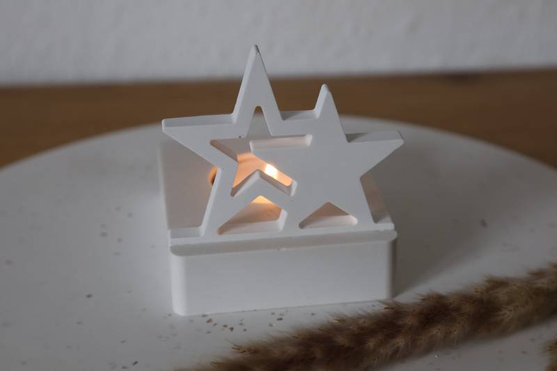 Teelichthalter Eckig Für Einschieber Teelichthalter Eckig Für Einschieber von SandraskleinerLaden