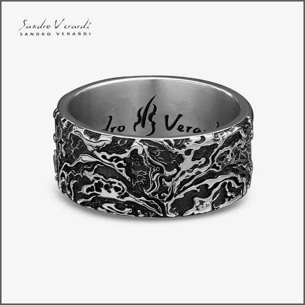 Silber Band Ring „Das Absolute" Von Sandro Verardi Sterling 925 /R031 von SandroVerardi
