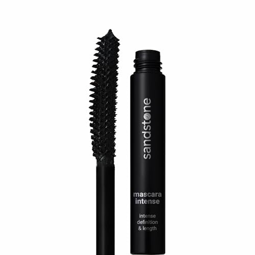 Sandstone Scandinavia Hypoallergene Mascara Empfindliche Augen | Volume Wimperntusche Schwarz für Allergiker geeignet | Allergie-zertifizierte Wimperntusche Lange Wimpern | Hypoallergenic Make up von Sandstone Scandinavia
