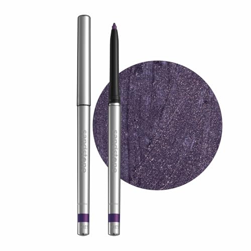Sandstone Scandinavia Hypoallergener Eyeliner Wasserfest (Purple Space) | Parfümfreier Metallischer Eyeliner | Veganer und Tierversuchsfreier Augenstift | Farbige Eyeliner für Empfindliche Augen von Sandstone Scandinavia