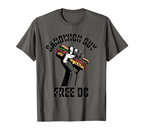 Sandwich Guy Free DC Politisch politisch inspirierte Männer Frauen T-Shirt von Sandwich Guy Free DC Political political-inspired