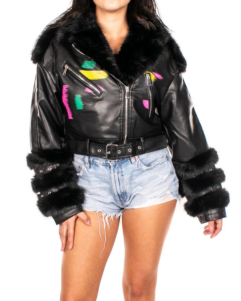 Sandy Lederatelier Lederimitatjacke DA-0857 von Sandy Lederatelier