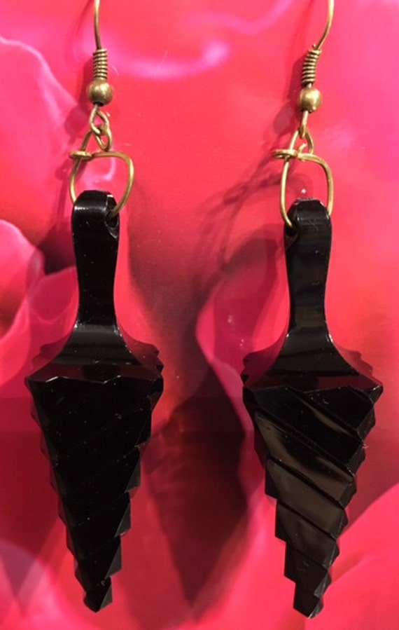 Acryl 4-Seitiger Pfeil Ohrringe 036 von SandyNationJewelry