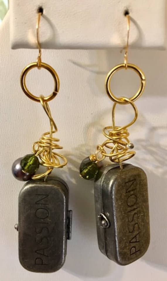 Acryl-Emalierte-Ohrringe - Trendy 004 von SandyNationJewelry