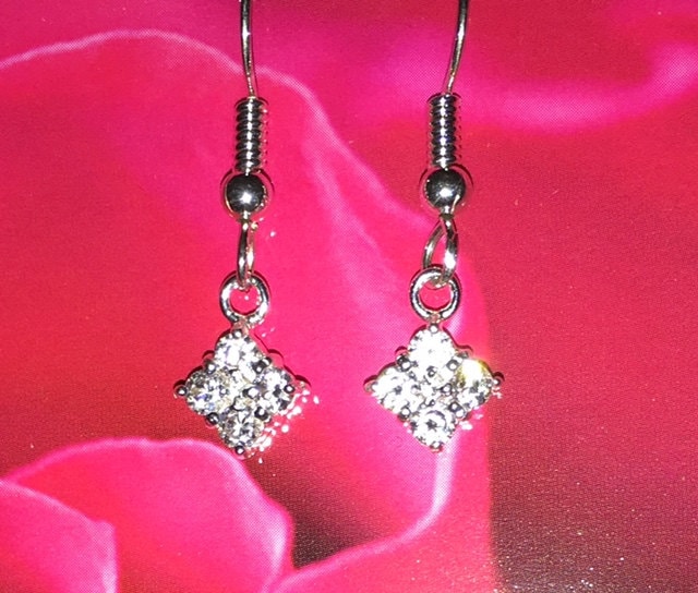 Cz Sterling Silber Ohrringe von SandyNationJewelry