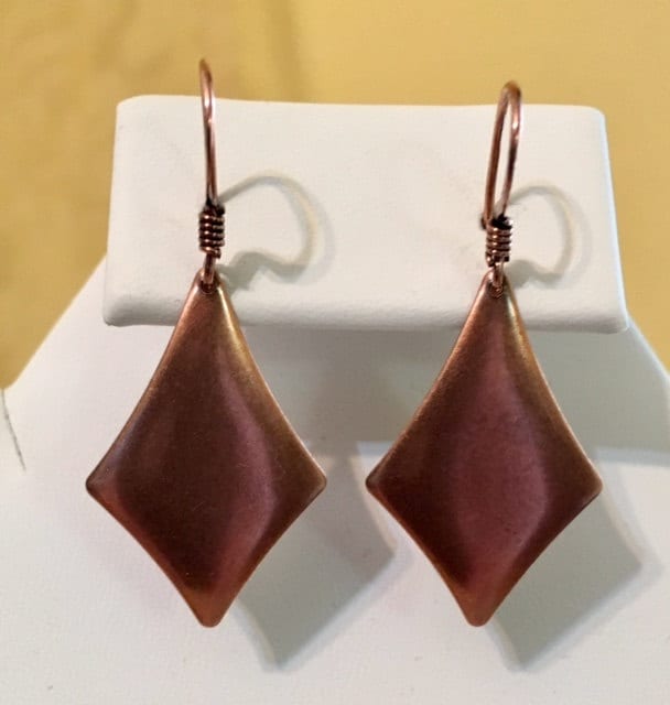 Drachen Antik Kupfer Plated Stahl Ohrring 266 von SandyNationJewelry