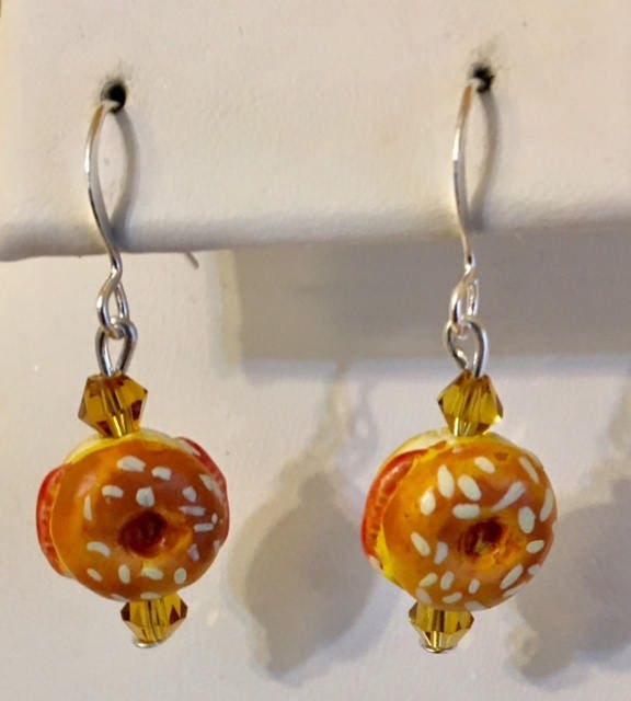 Ei Muffin Fun Food Ohrringe 041 von SandyNationJewelry