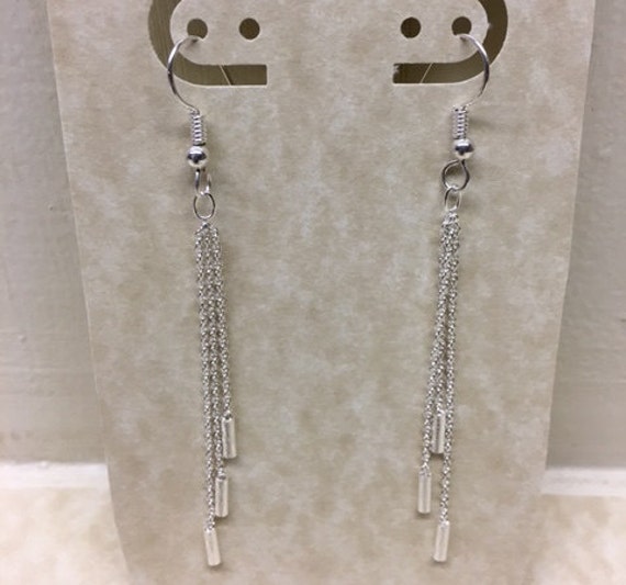 Kettenreaktion Sterling Silber Ohrringe 356 von SandyNationJewelry