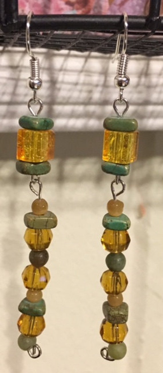 Kristallbunte Ohrringe 040 von SandyNationJewelry