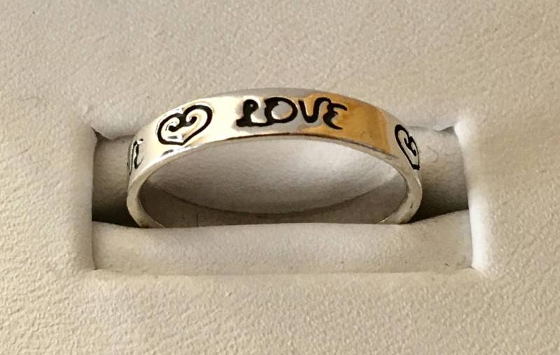 Liebe Eternity Ring 908 Silber von SandyNationJewelry