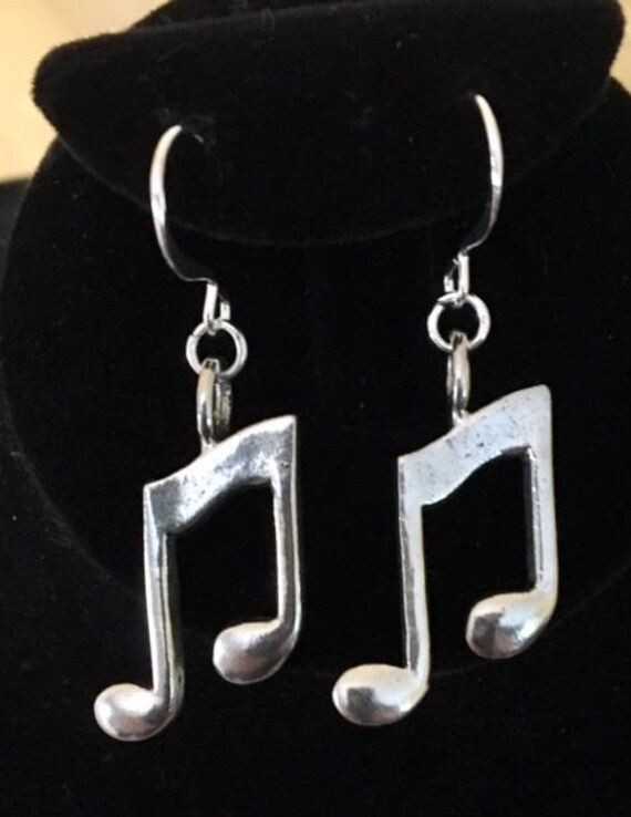 Musiknote Ohrringe 867 von SandyNationJewelry