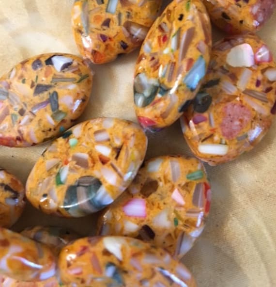 Perlmutt 30x30 Marquise Form Perlen 2004 von SandyNationJewelry