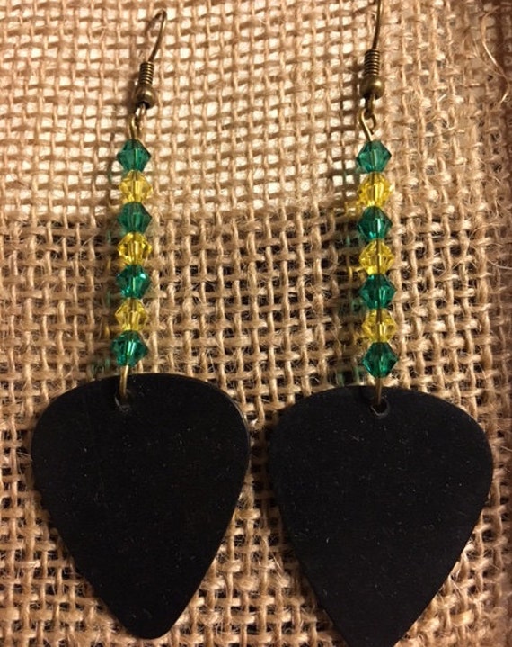 Plektrum Z Ohrringe 836 von SandyNationJewelry