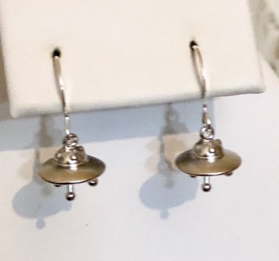 Raumschiff Ohrringe 100Er von SandyNationJewelry