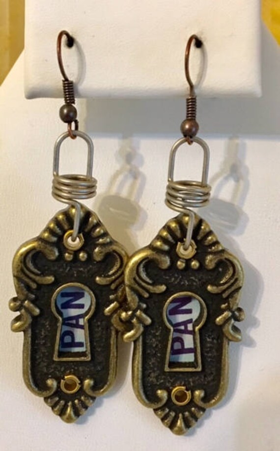 Schlüsselloch Ohrringe - Trendy 066 von SandyNationJewelry