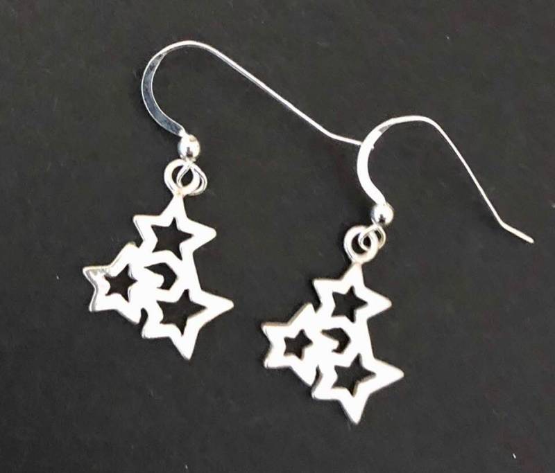 Sterling Silber Sternschnuppen Ohrringe 311 von SandyNationJewelry