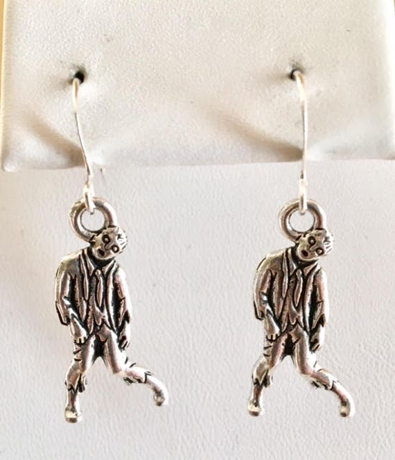 Zombie-Walking-Dead-Ohrringe 846 von SandyNationJewelry