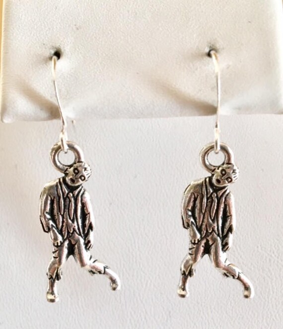 Zombie-Walking-Dead-Ohrringe 846 von SandyNationJewelry