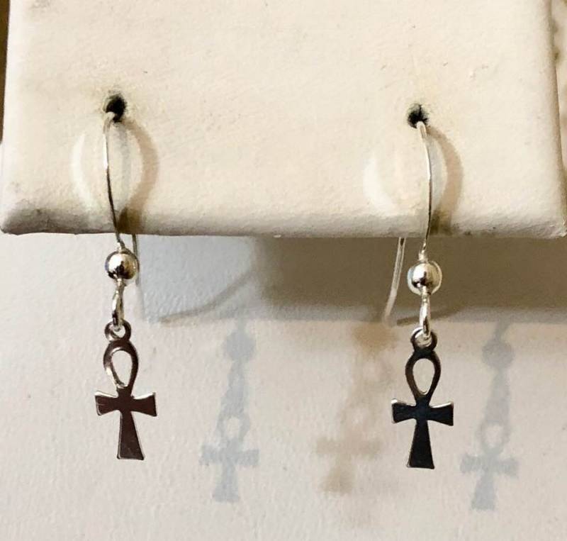 sterling Silber Anch Ohrringe 304 von SandyNationJewelry