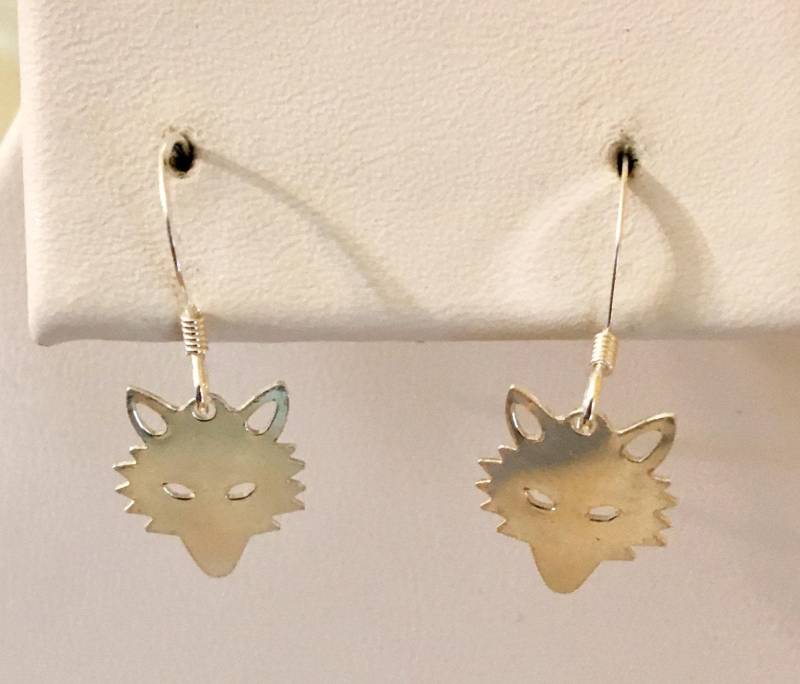 sterling Silber Fuchs Ohrringe 363 von SandyNationJewelry