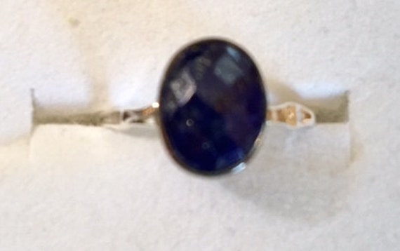 sterling Silber Lapis Ring 979 von SandyNationJewelry