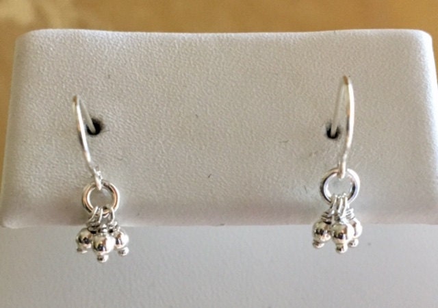 sterling Silber Perle Quaste Cluster Ohrringe 269 von SandyNationJewelry