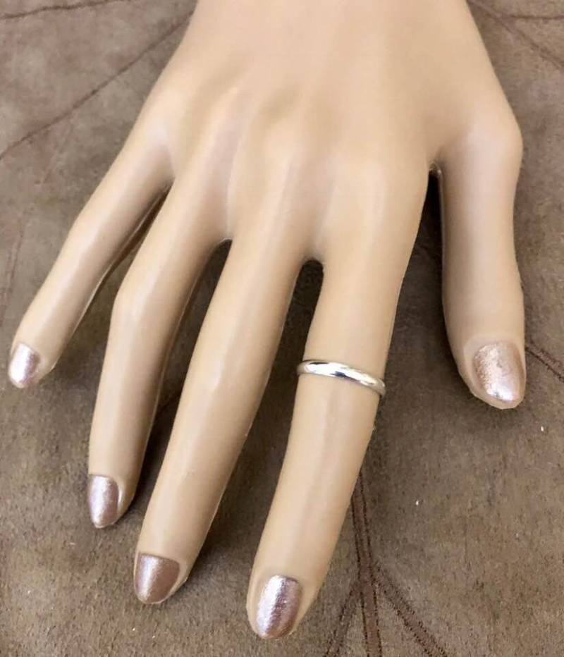 sterling Silber Schlichtes Band 550 von SandyNationJewelry