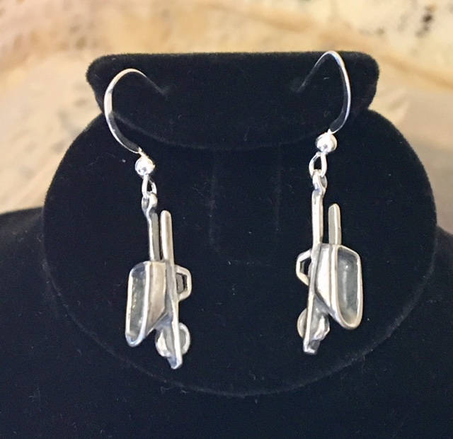 sterling Silber Schubkarre Ohrringe 217 von SandyNationJewelry