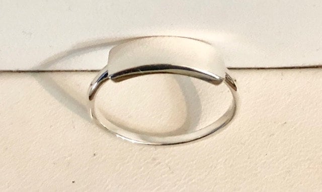 sterling Silber Siegelring 966 von SandyNationJewelry