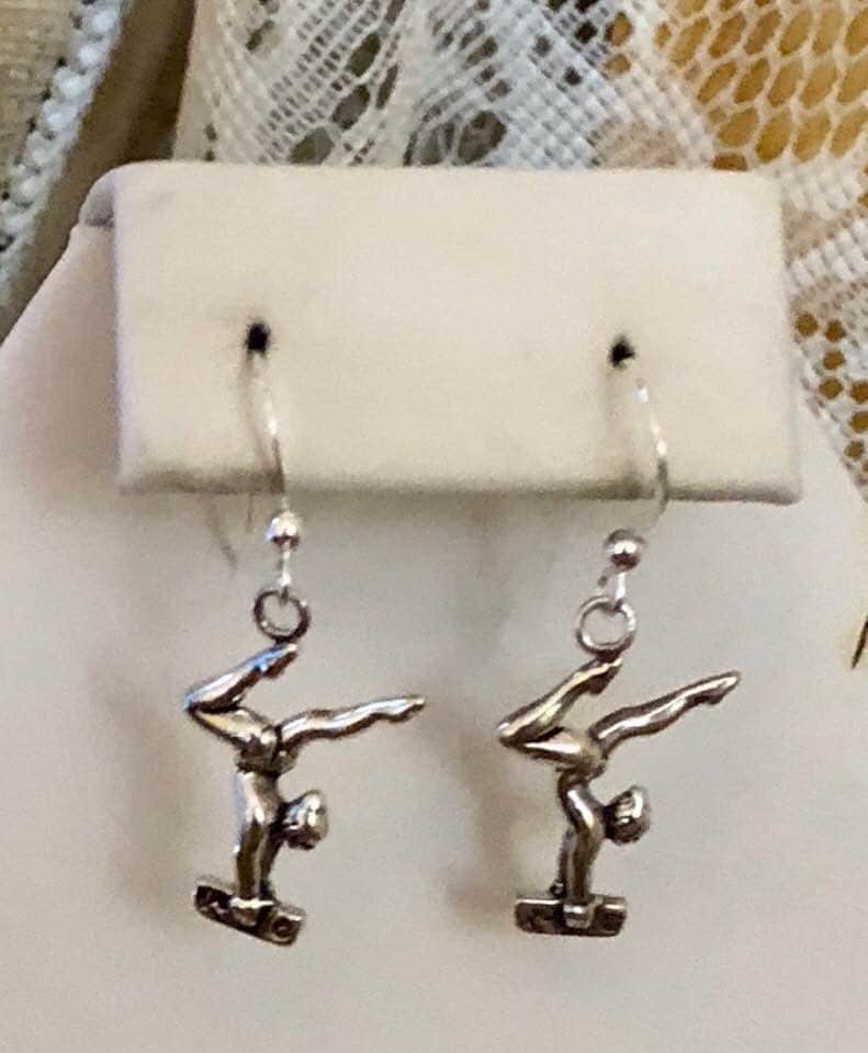 sterling Silber Turnerin Ohrringe 334 von SandyNationJewelry