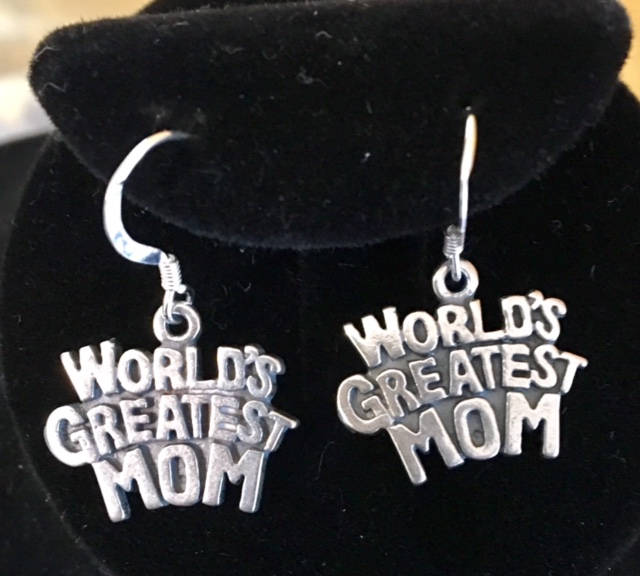 sterling Silber Weltweit Größte Mama Ohrringe 307 von SandyNationJewelry