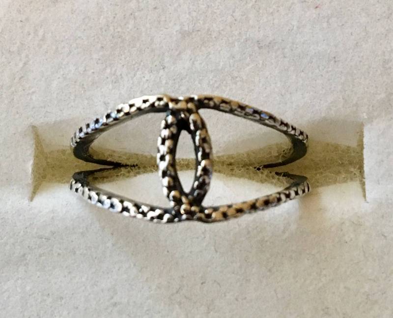 strukturierter Ring Aus 925Er Silber von SandyNationJewelry