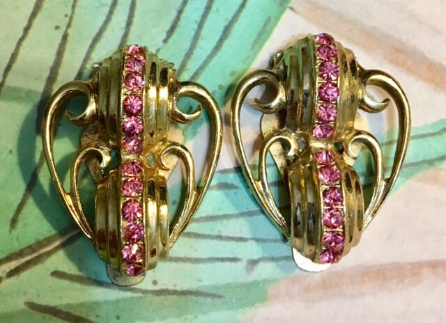 Vintage Art Deco Kleiderclips Dc002 von SandyNationVintage