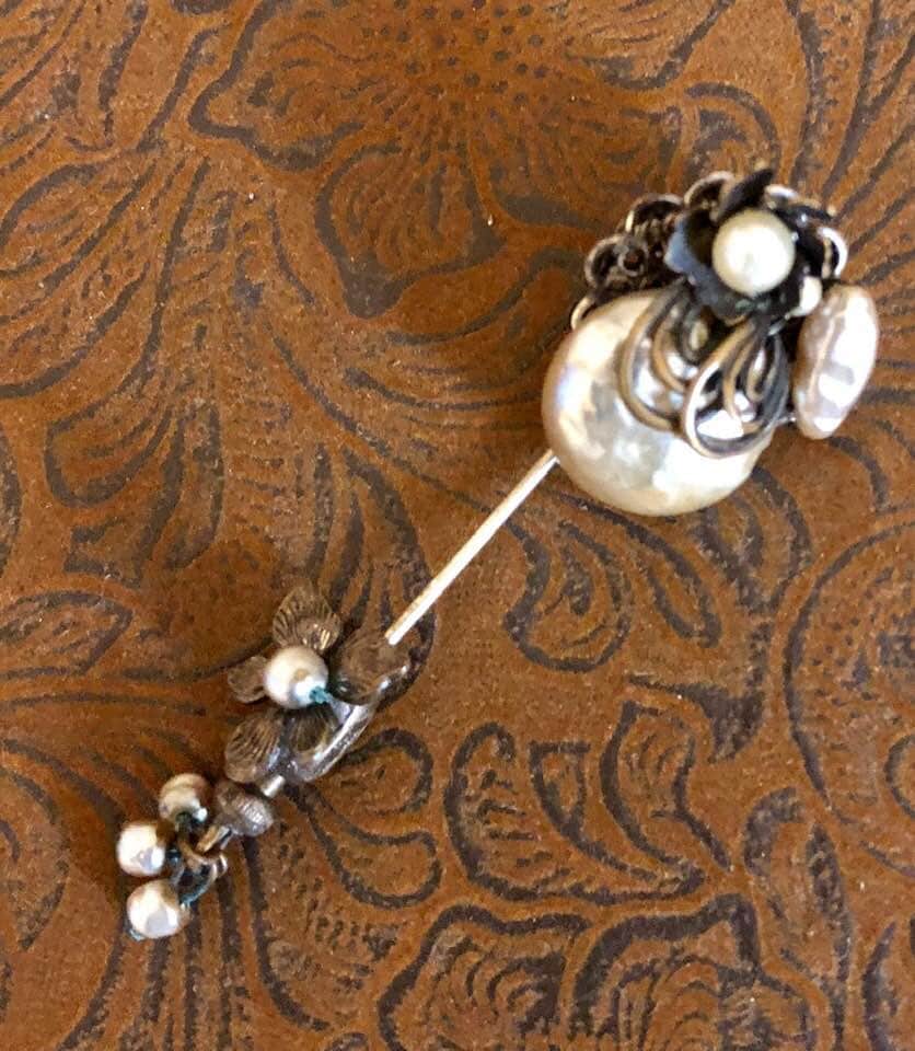 Vintage Miriam Haskell Stick Anstecknadel 210 von SandyNationVintage