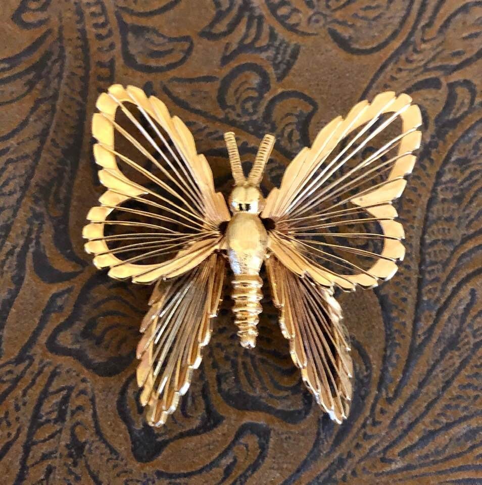 Vintage Monet Schmetterling Brosche 098 von SandyNationVintage