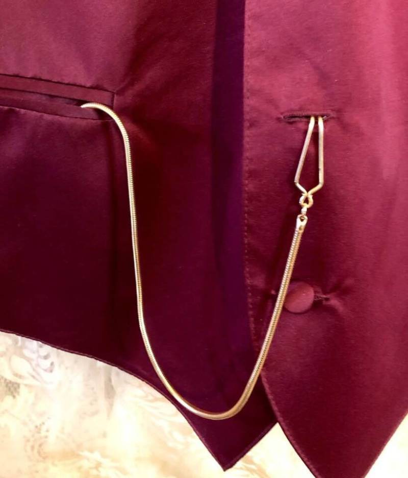 Vintage O.m.d. Messer Und Taschenuhr Kette 981 von SandyNationVintage