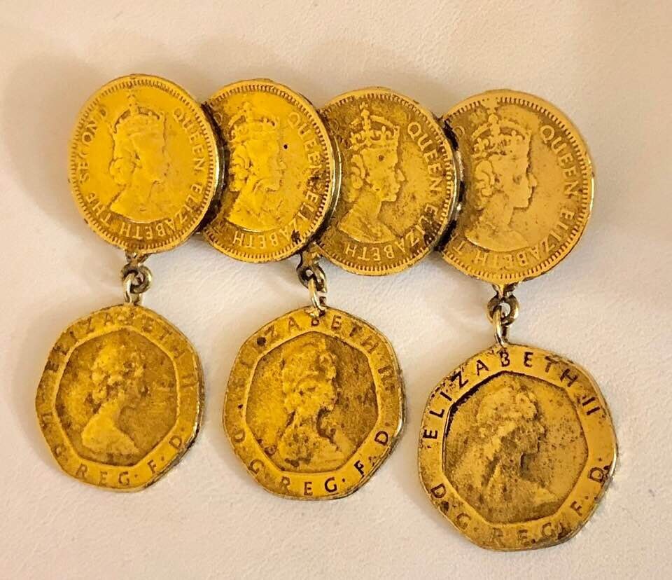 Vintage Queen Elizabeth Zweite Brosche Qe13 von SandyNationVintage