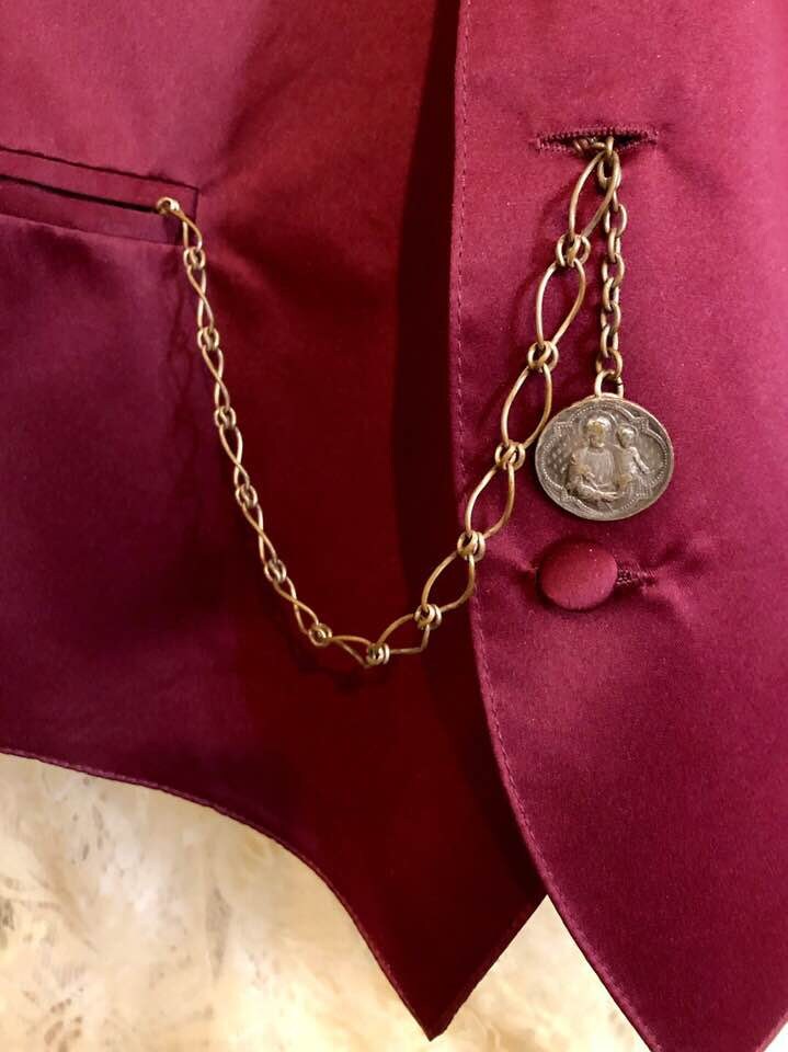 Vintage Taschenuhr-Anhänger Mit Messer 976 von SandyNationVintage