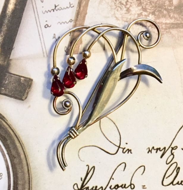 Vintage Van Dell 12K G. F. Auf Sterling Brosche Gf53 von SandyNationVintage