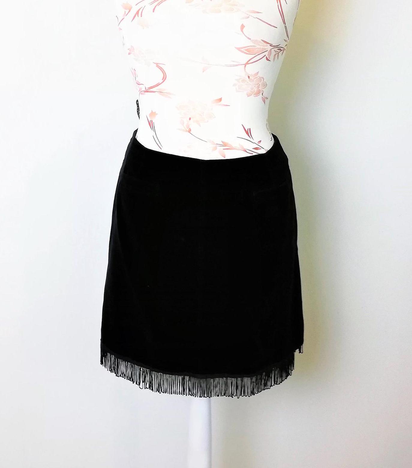 Vintage Quaste Schwarzer Rock Xl Größe Samt Für Frauen/Gatsby Party Fransen Kleidung Vintage Quaste Schwarzer Rock Xl Größe Samt Für Frauen/Gatsby Party Fransen Kleidung von SandyVintageBoutique
