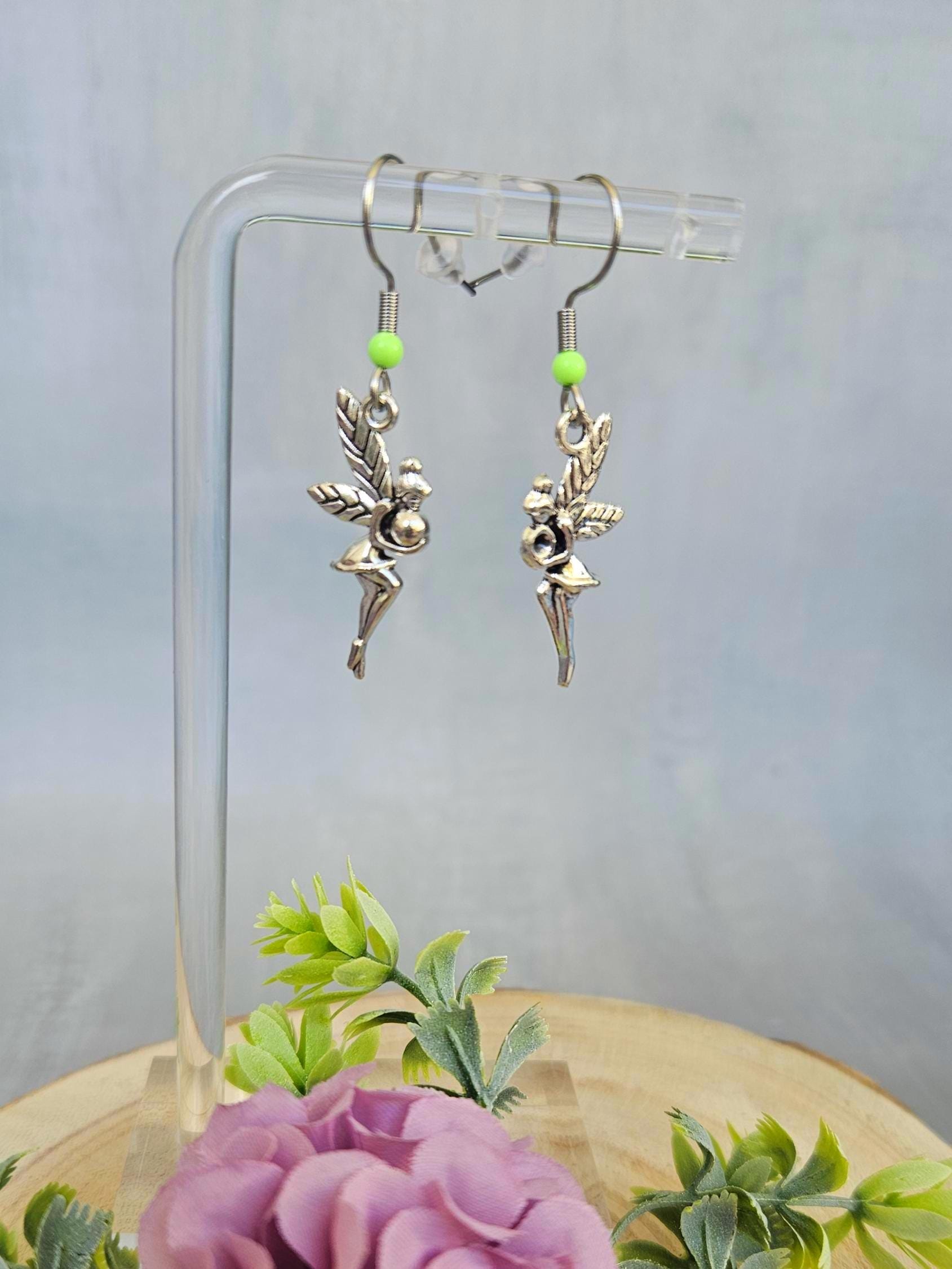 Ohrringe Elfe - Süße Ohrhänger Mit Tinkerbell /Elfe/Silberfarben Ohrringe Elfe - Süße Ohrhänger Mit Tinkerbell /Elfe/Silberfarben von SandysWelt25