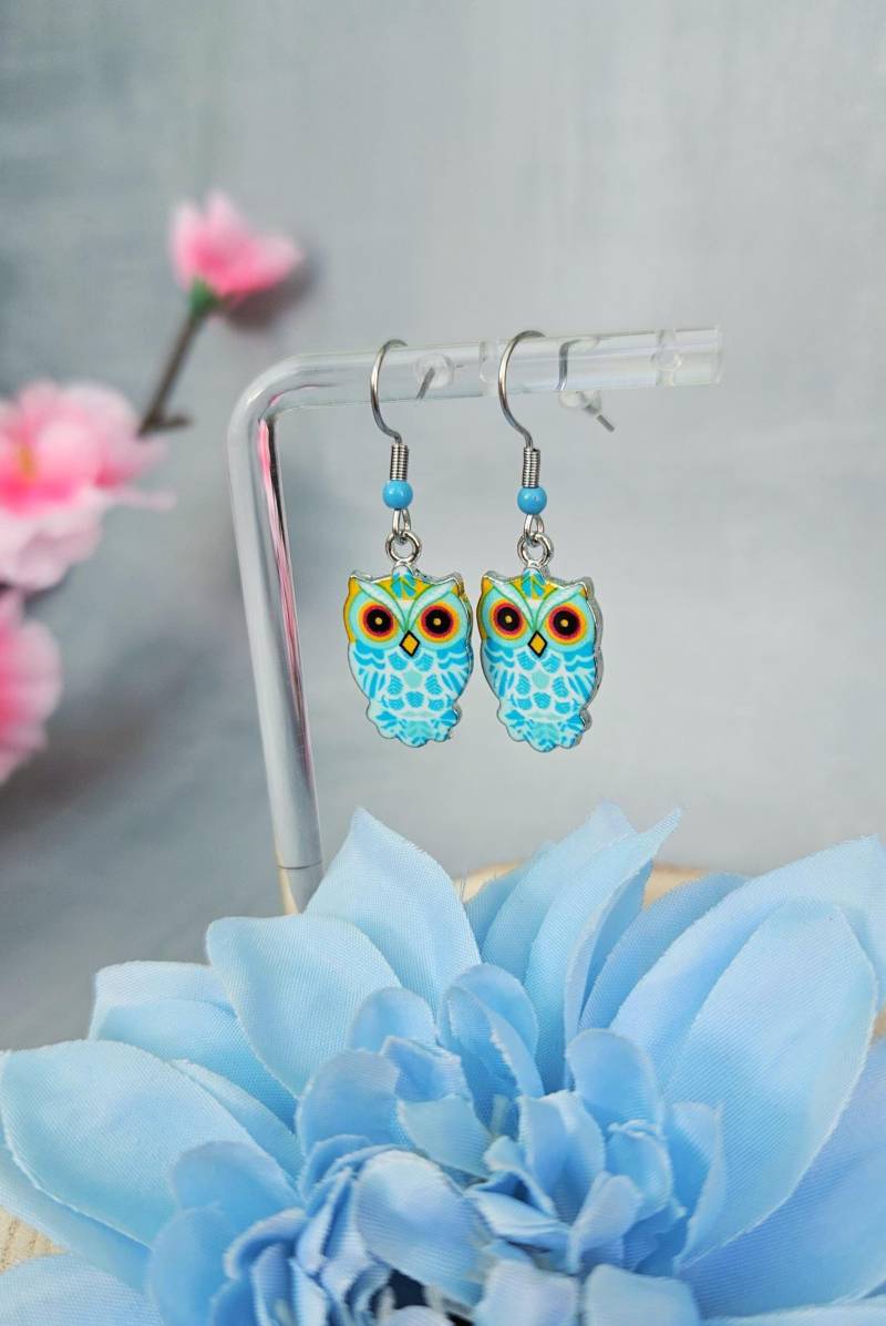 Ohrringe Eule - Süße Ohrhänger Mit Eulenanhänger | Handgemachter Schmuck Geschenkidee Für Eulenfans Ohrringe Eule - Süße Ohrhänger Mit Eulenanhänger | Handgemachter Schmuck Geschenkidee Für Eulenfans von SandysWelt25