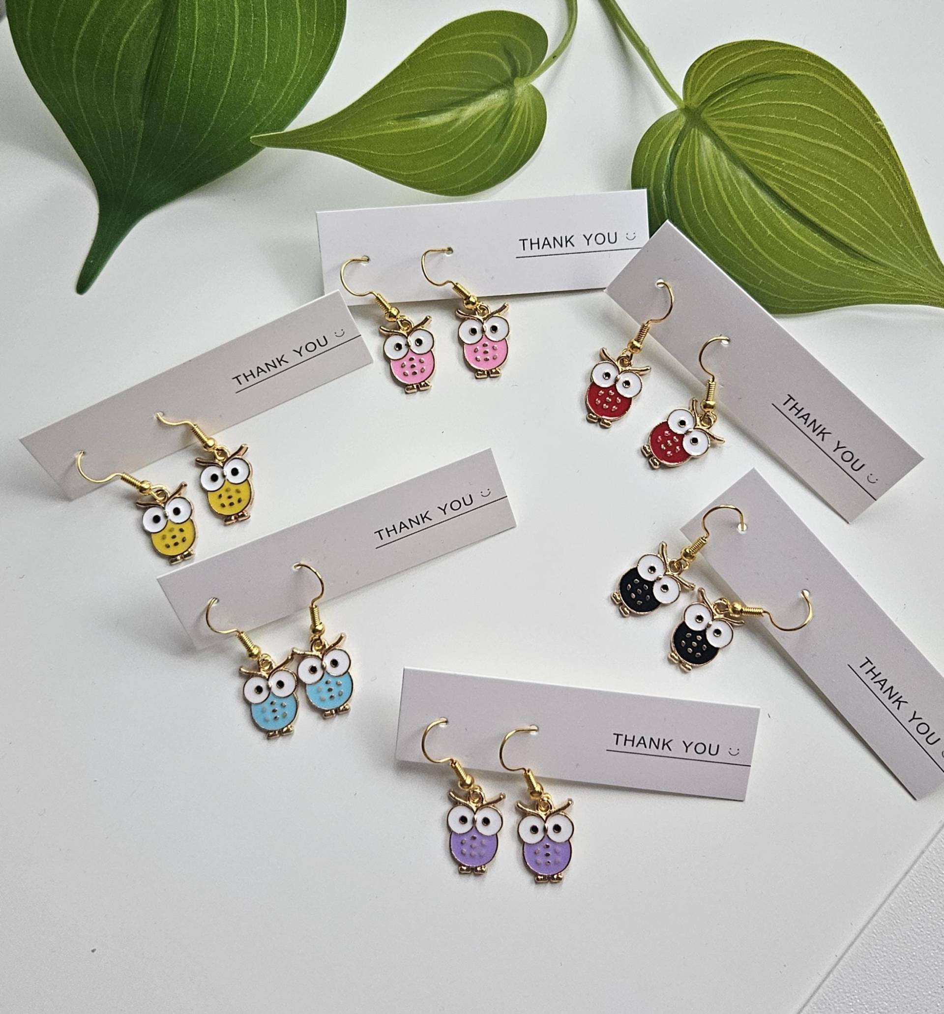 Ohrringe Eule - Süße Ohrhänger Mit Eulenanhänger | Handgemachter Schmuck Geschenkidee Für Eulenfans Ohrringe Eule - Süße Ohrhänger Mit Eulenanhänger | Handgemachter Schmuck Geschenkidee Für Eulenfans von SandysWelt25