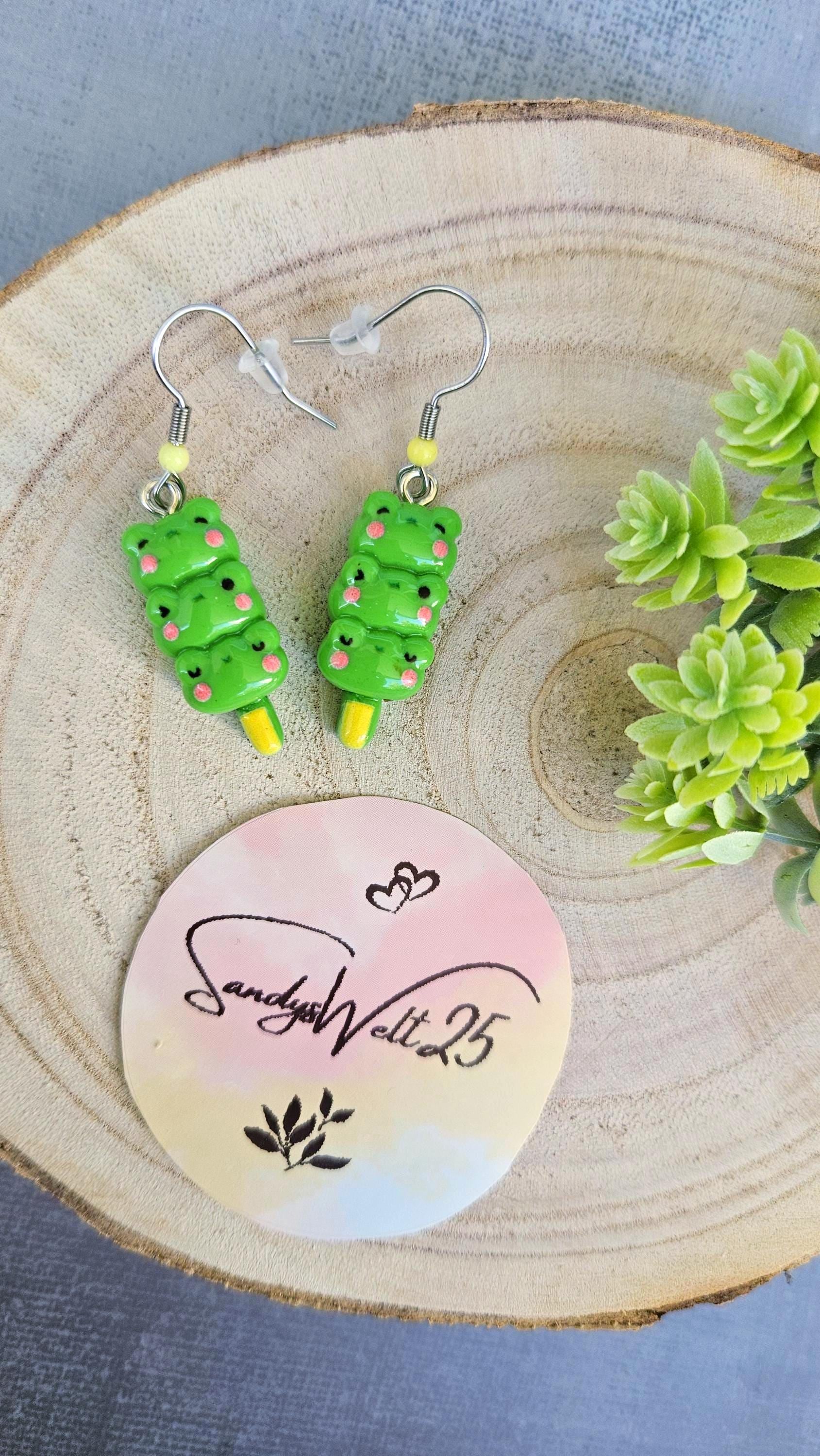 Ohrringe Frösche - Witzige Ohrhänger Frösche/Süß von SandysWelt25